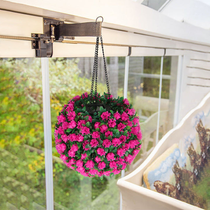 Zeitgenössische kreative wasserdichte Solarblumen-Globus aus Kunststoff LED Außenlicht für Garten | Karnz