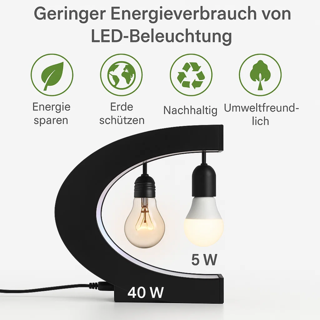 AstroGlobe LED-Weltkugel – Schwebende Globuslampe mit Magnetaufhängung