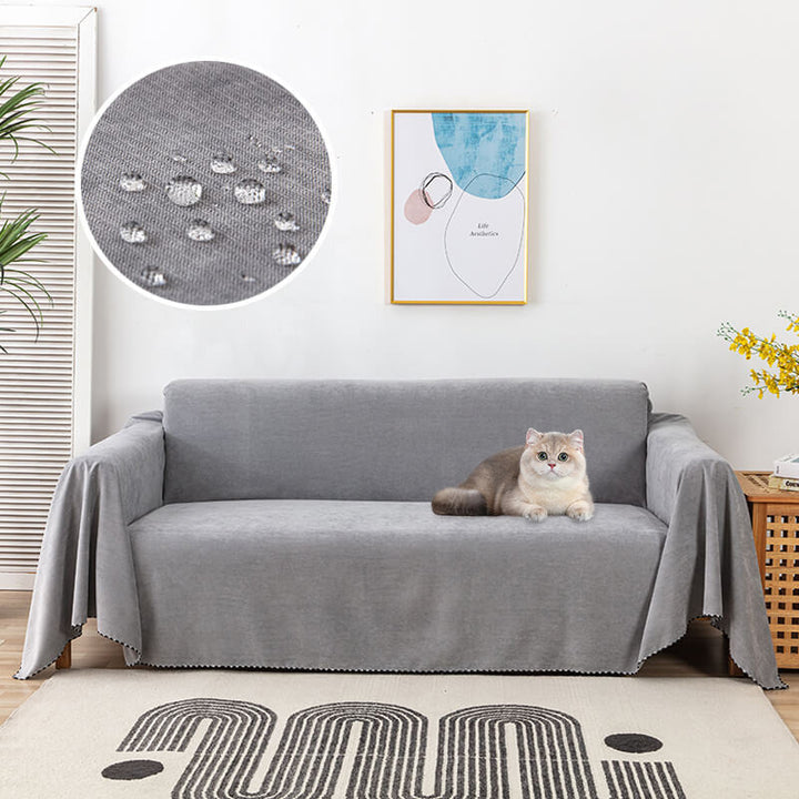 Premium Wasserdichte Sofa Wurfdecke Bezüge mit Jacquardkante