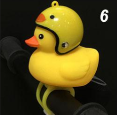 Kleine gelbe Entenfahrradklingel Karnz