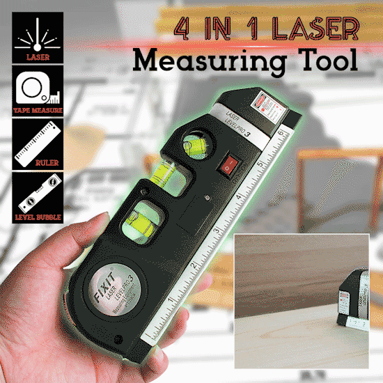 PrecisionPro 4-in-1 Laser Level und Maßband | Karnz