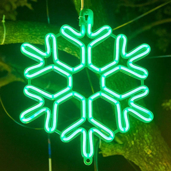 Wasserdichte LED Schneeflockenlichter für festliche Winterdekoration