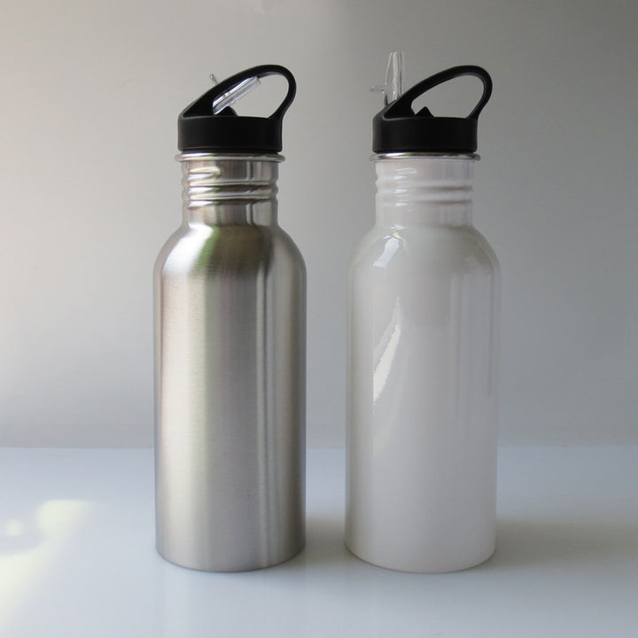 Damen Premium Edelstahl Wasserflasche mit Bambusverschluss Karnz
