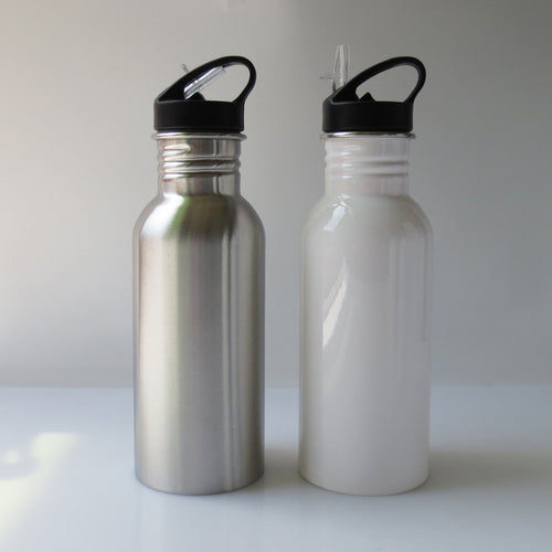 Damen Premium Edelstahl Wasserflasche mit Bambusverschluss Karnz