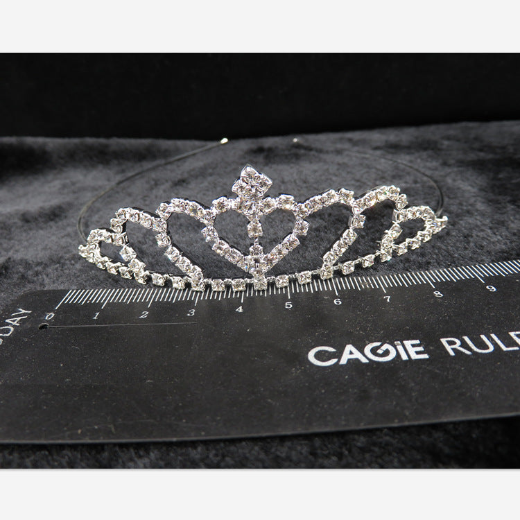 Damen Kristallverzierte Tiara Karnz