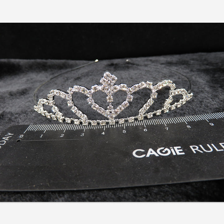 Damen Kristallverzierte Tiara Karnz