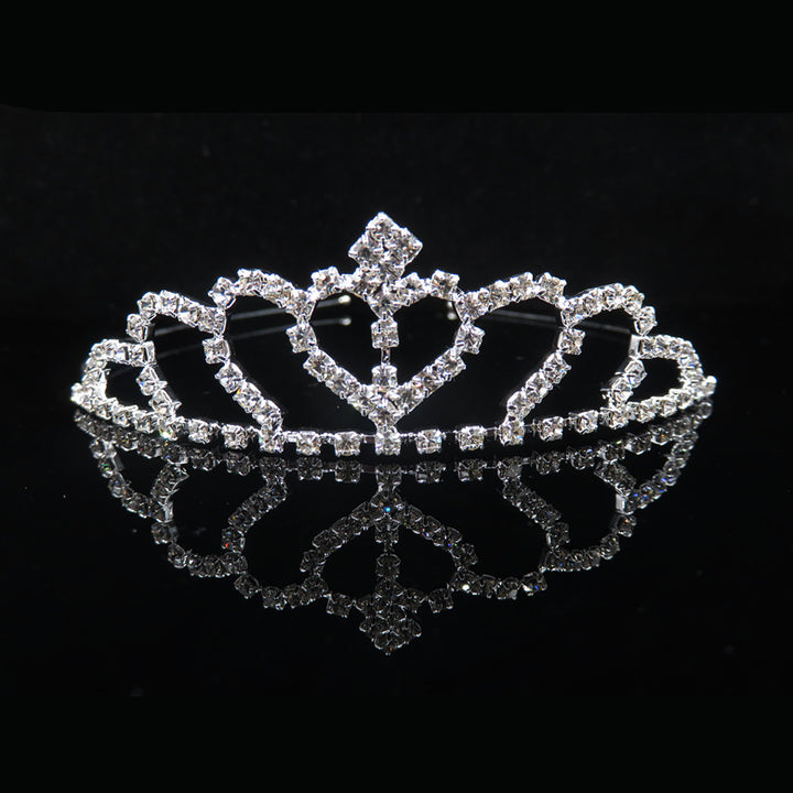 Damen Kristallverzierte Tiara Karnz