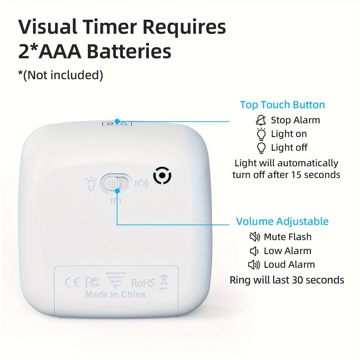 Rainbow Time Management Timer – Visueller 60-Minuten-Countdown-Timer für Studium, Arbeit und Zuhause | Karnz