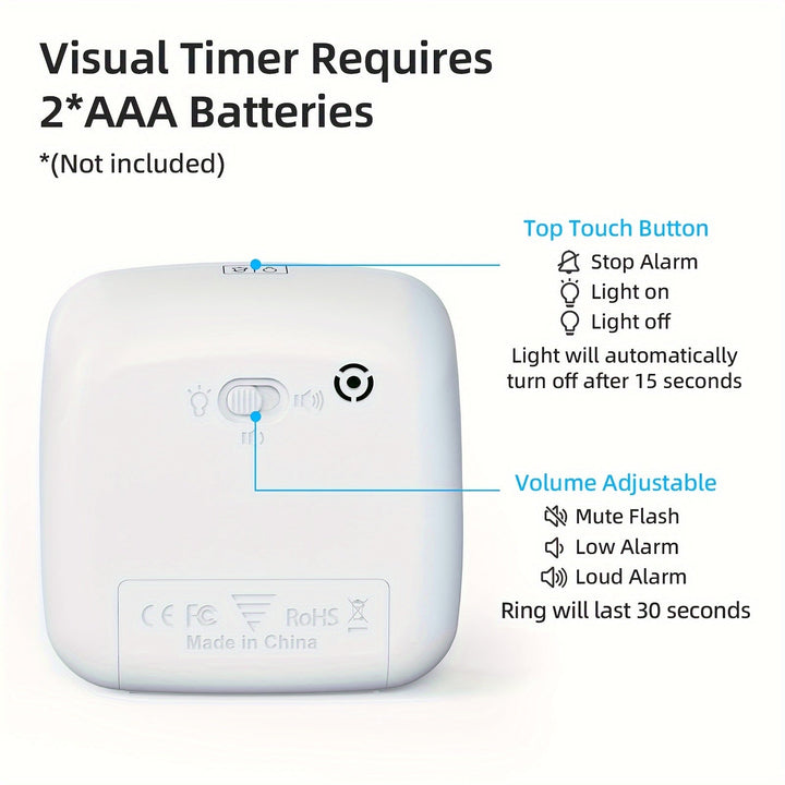 Rainbow Time Management Timer – Visueller 60-Minuten-Countdown-Timer für Studium, Arbeit und Zuhause | Karnz