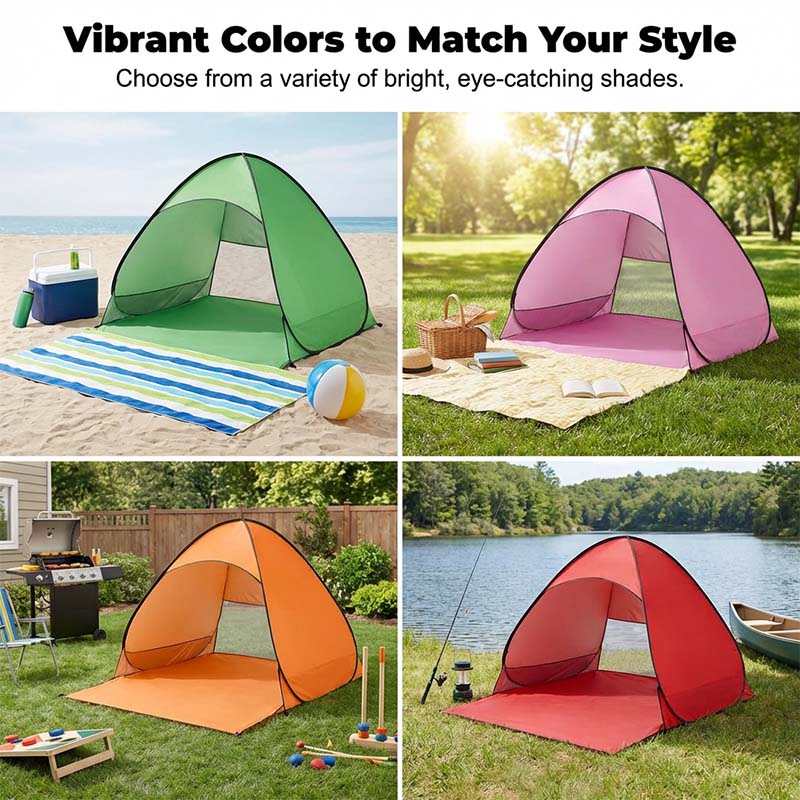 SunSail Breeze Pop-Up Strandzelt 98% UV-Schutz | Karnz