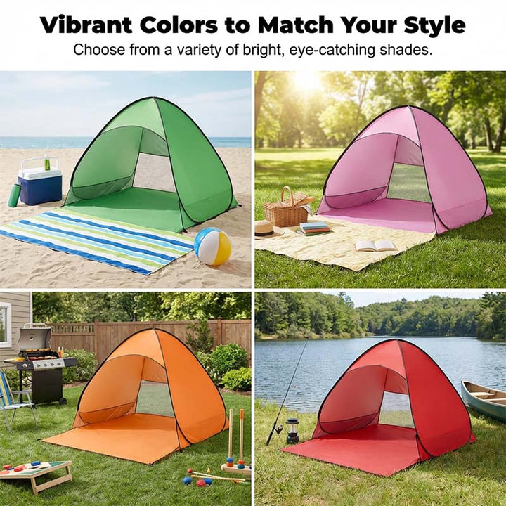 SunSail Breeze Pop-Up Strandzelt 98% UV-Schutz | Karnz