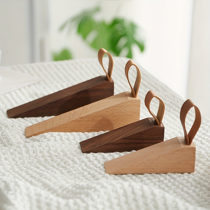 NordGrip Holz Türstopper – Skandinavisches Design mit rutschfester Basis | Karnz