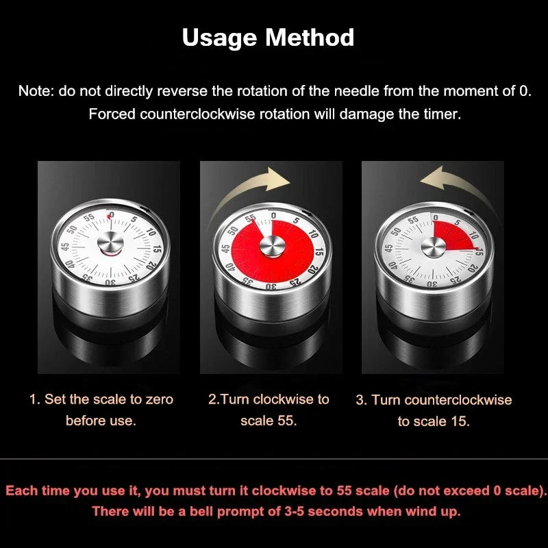 Magnetischer mechanischer manueller Timer⏲ | Karnz