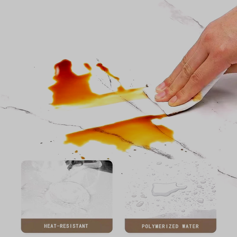 MarbleDream – Luxuriöse selbstklebende Marmor Wallpaper mit Schaumstofftextur Karnz