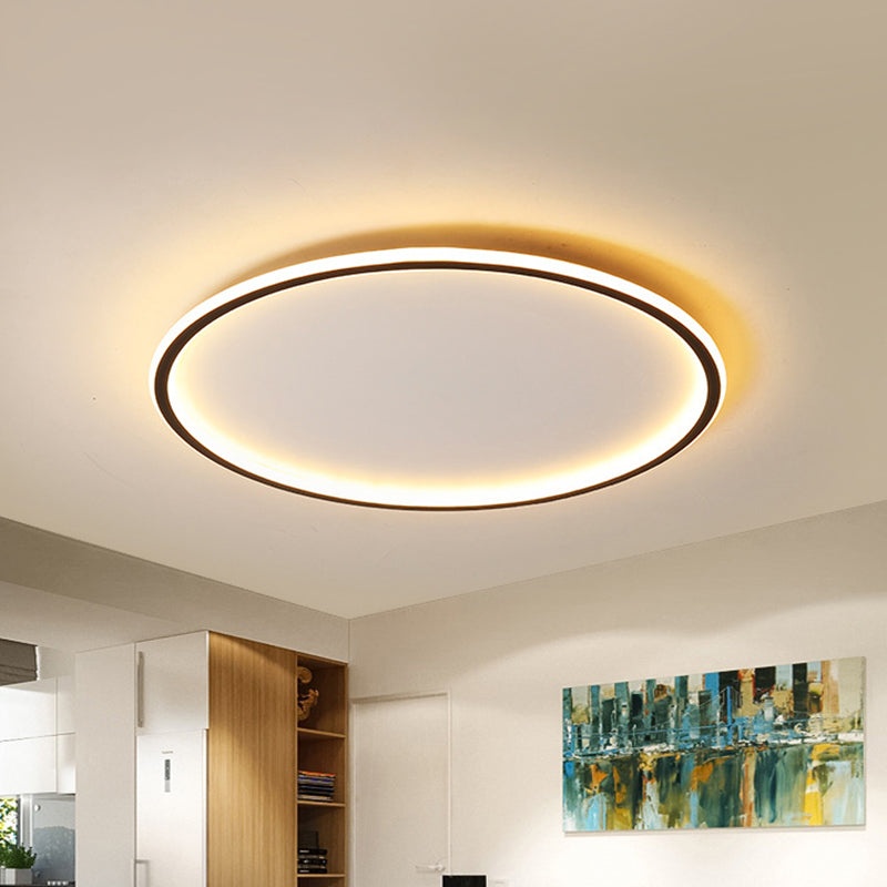 Moderne skandinavische LED-Deckenleuchte mit Fernbedienung – dimmbar und energieeffizient