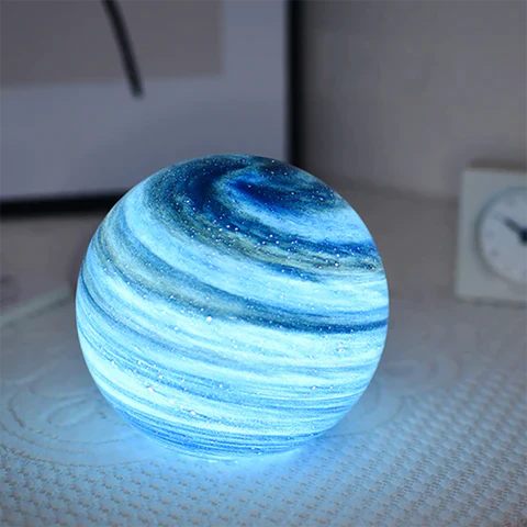 Glas Mondlampe Karnz