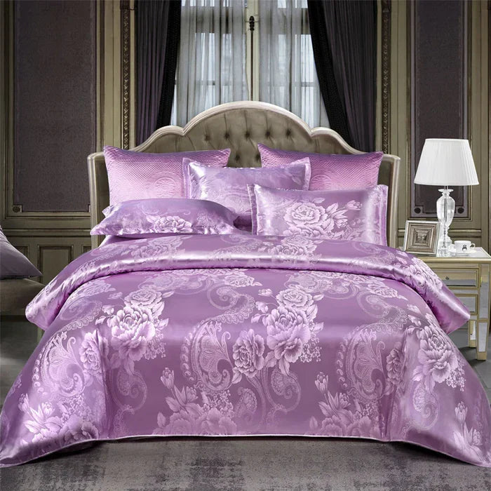 Luxus Satin Bettbezug Set - RoyalDream | Karnz