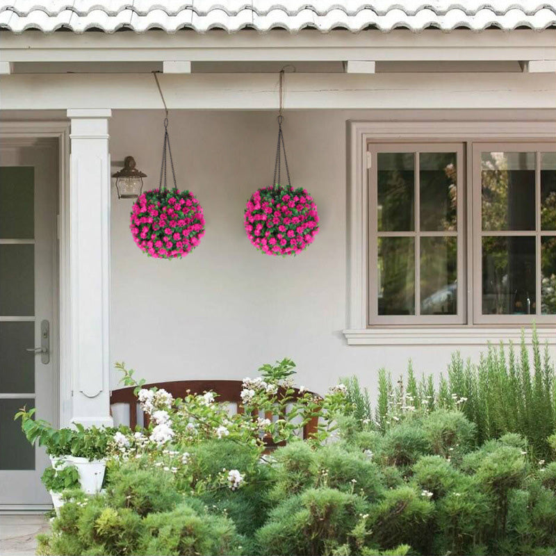 Zeitgenössische kreative wasserdichte Solarblumen-Globus aus Kunststoff LED Außenlicht für Garten | Karnz