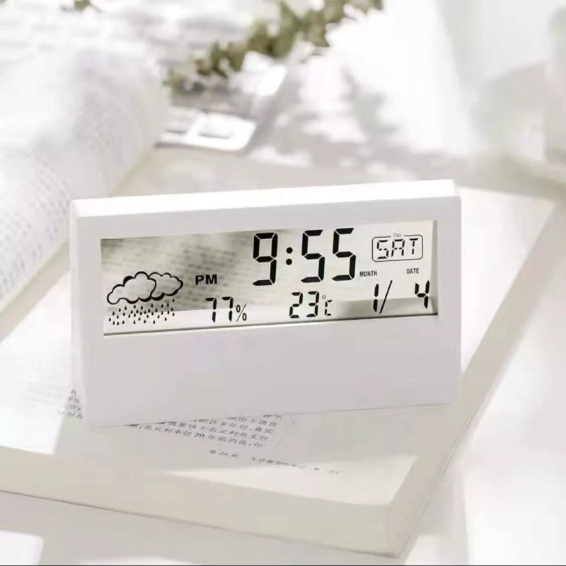 Minimalistische Digitaluhr