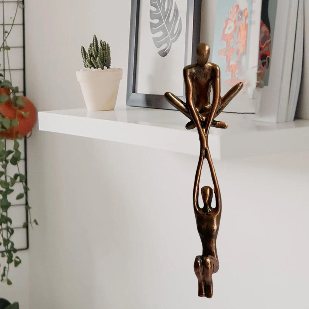 Sandsberg immer Liebe und Stärke Bronze-Skulptur Statue Luxus Home Decoration