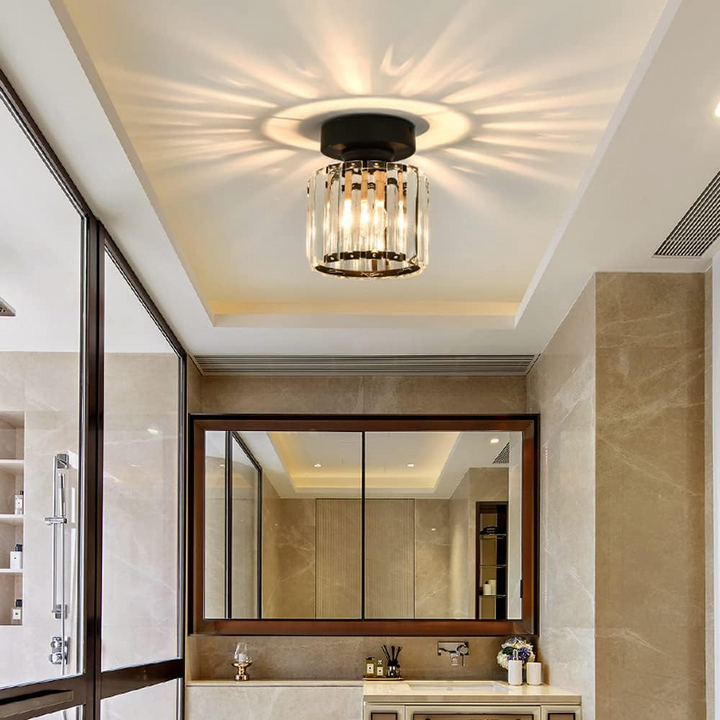 Moderne Kristall Deckenlampe - CrystalGlow | Karnz