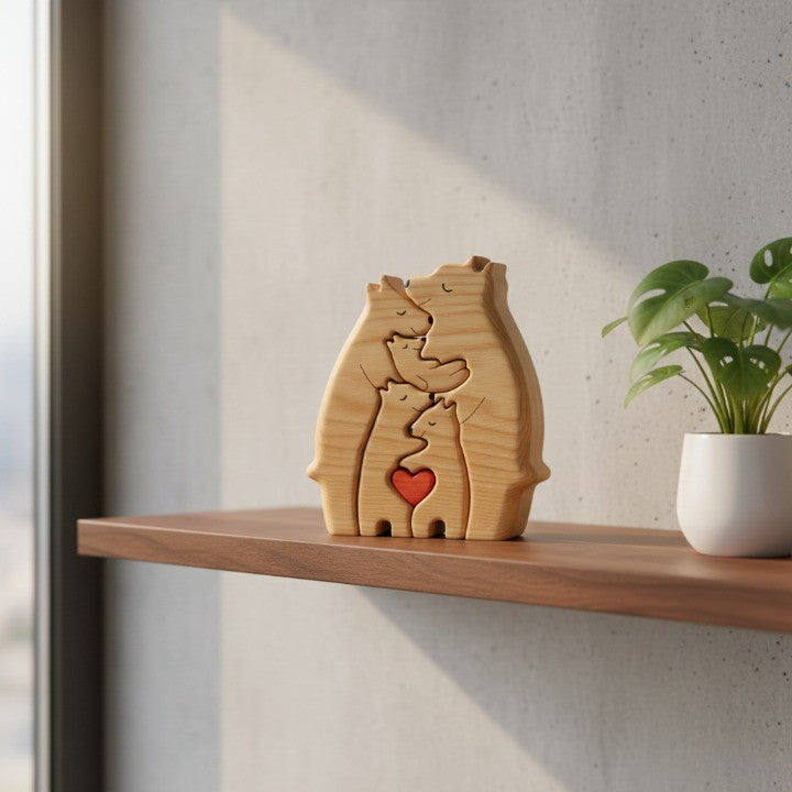 Loving Bears Interlocking Puzzle Decor | Karnz