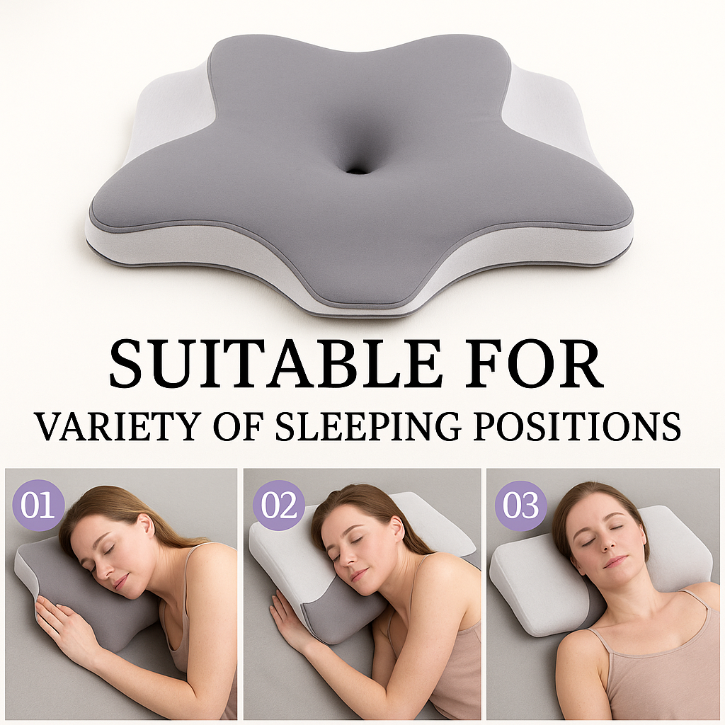 Schmetterlingsförmiges Memory-Schaum-Ergonomie-Kissen