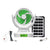 Solar Fan Mit Multifunktion Licht | Karnz