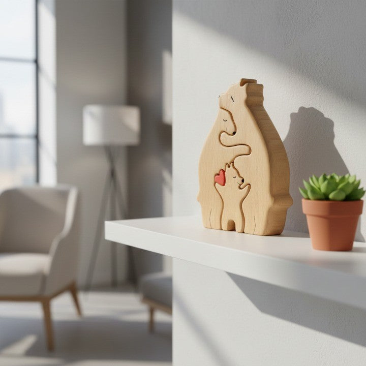 Loving Bears Ineinandergreifendes Puzzle Deko