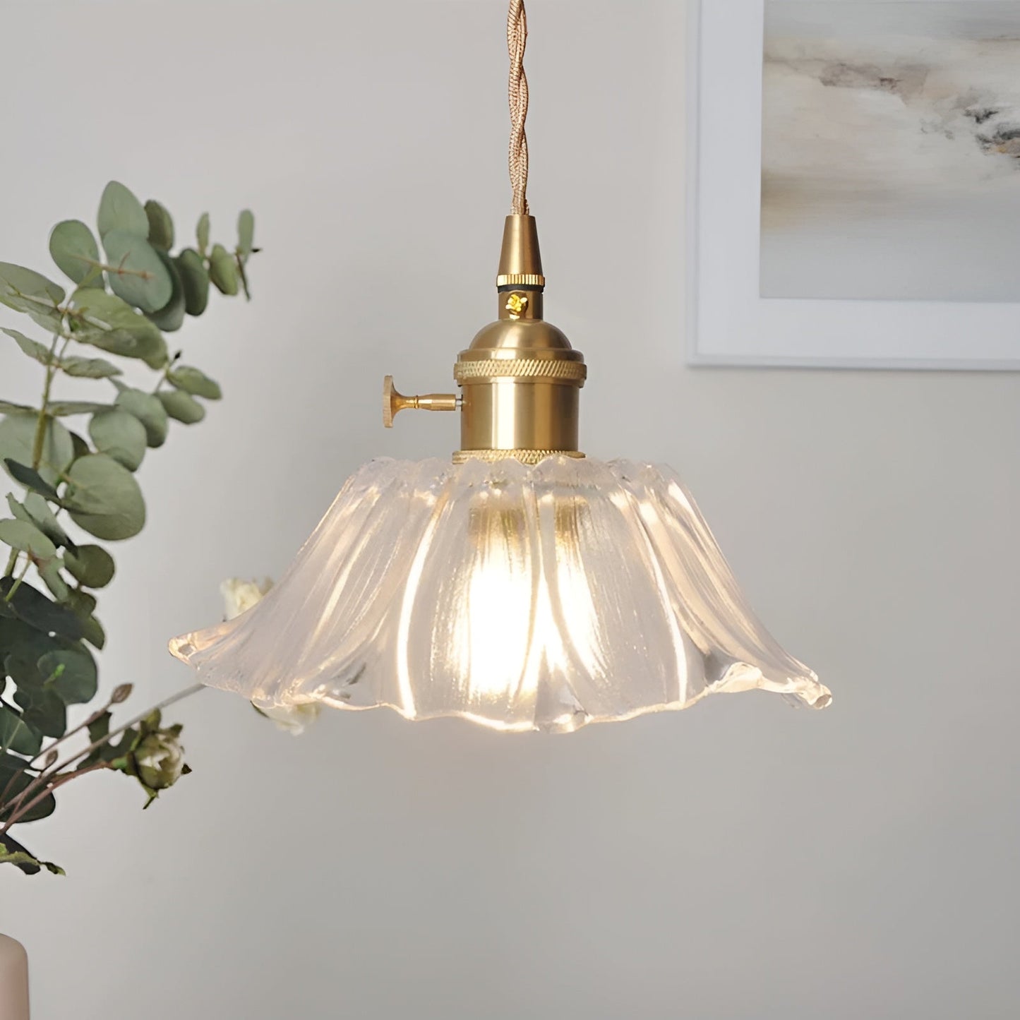 Hängeleuchte mit floralem Motiv – Warmes Licht & stilvolles Design | Für Ihr Zuhause | Karnz