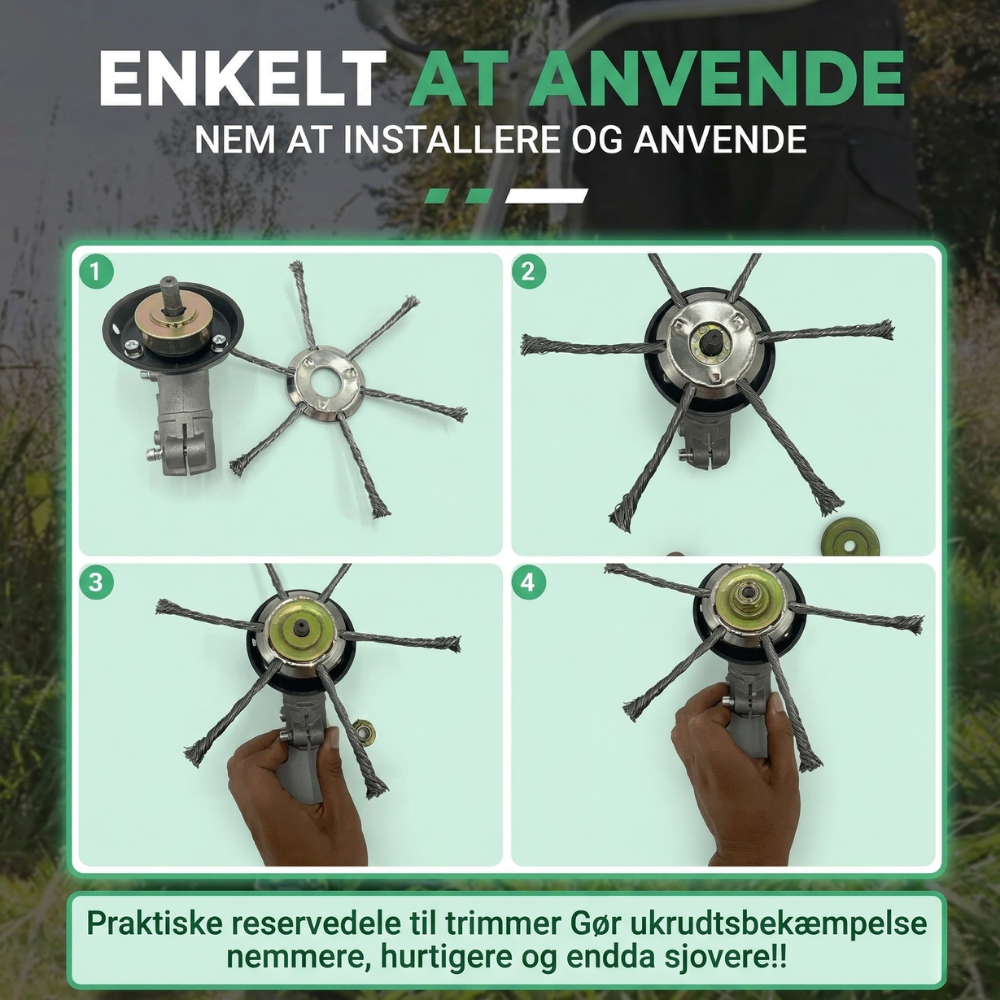 CutForge™ Trimmer-Ersatzkopf aus Stahldraht | Karnz