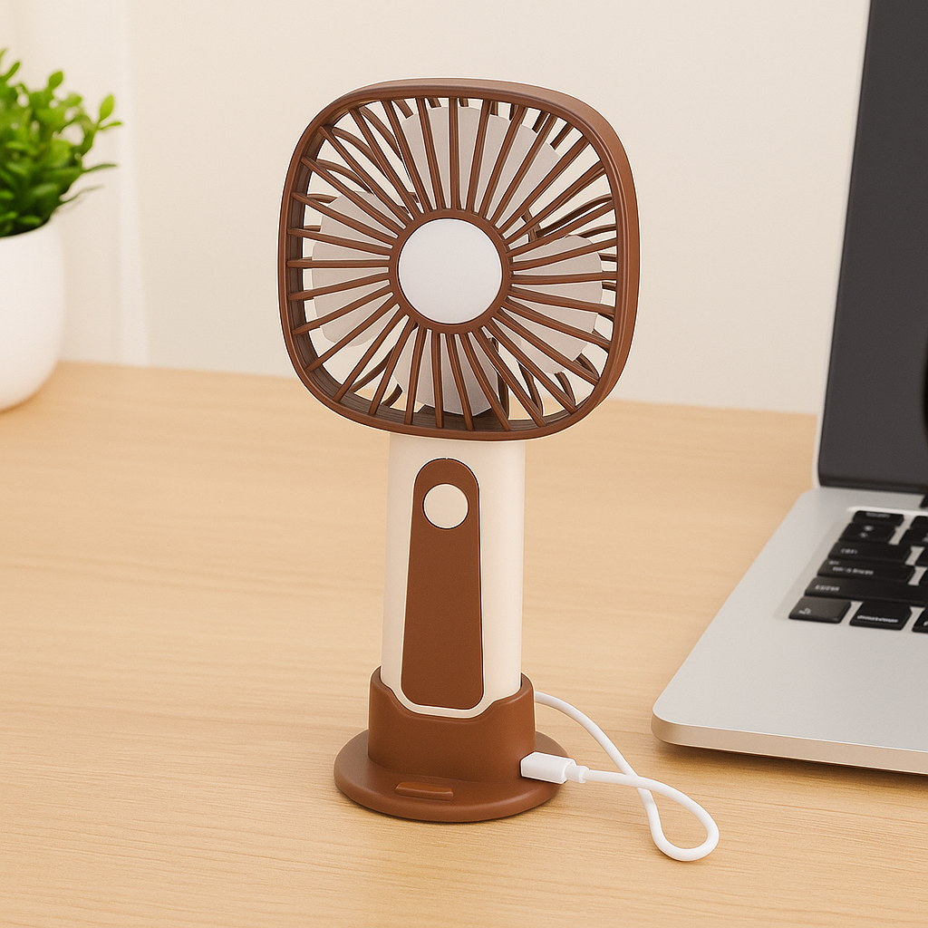 Mini Handheld Fan – 3-Geschwindigkeit USB Wiederaufladbar | Karnz