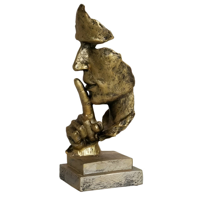 Abstrakter Denker Skulptur – Moderne Deco Figur aus Harz | Perfekt für Wohnzimmer & Büro | Karnz