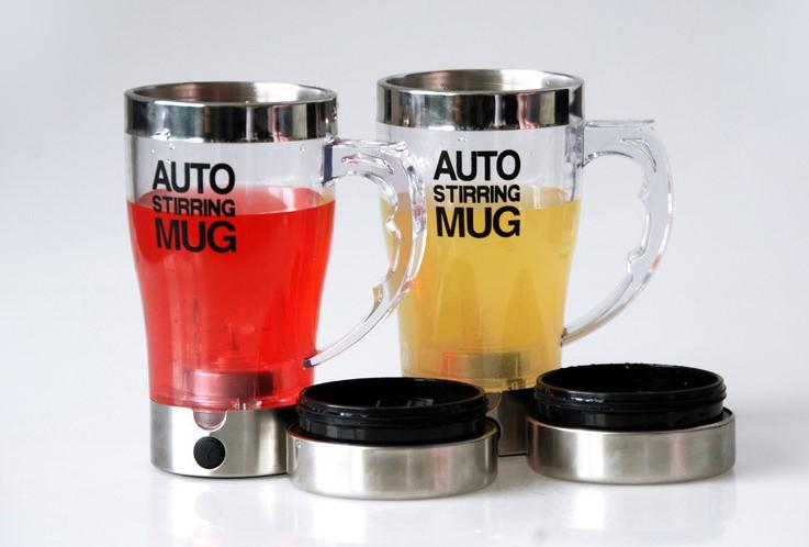 350ml Transparente Isolierte Automatische Rührbecher | Karnz