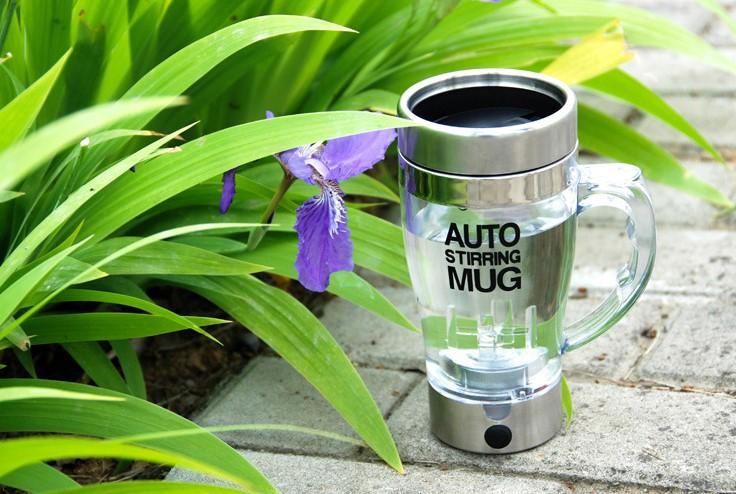 350ml Transparente Isolierte Automatische Rührbecher | Karnz