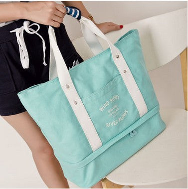 Stylische Allzweck-Leinen-Tasche Karnz