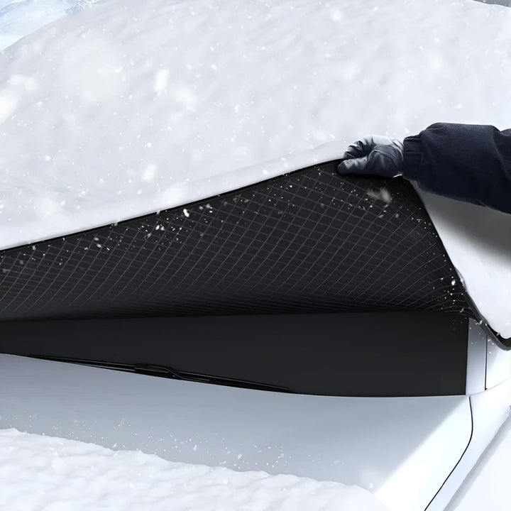Magnetische Auto-Schneedecke – Schneller Schutz vor Eis und Schnee | Geeignet für Wintertage | Karnz