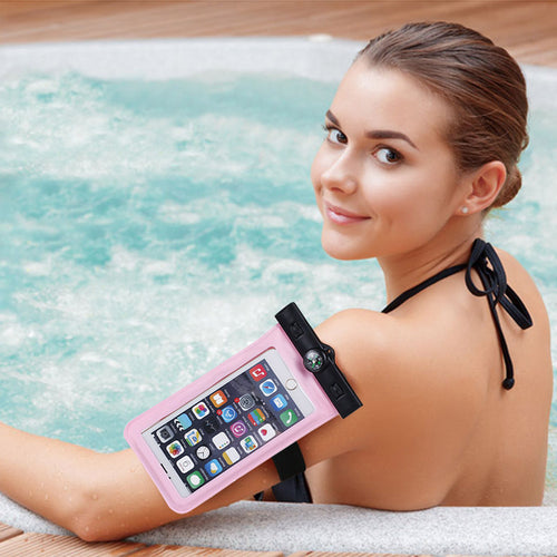 Wasserdichte Smartphone-Hülle mit Kartenfach und Integriertem Kompass Karnz