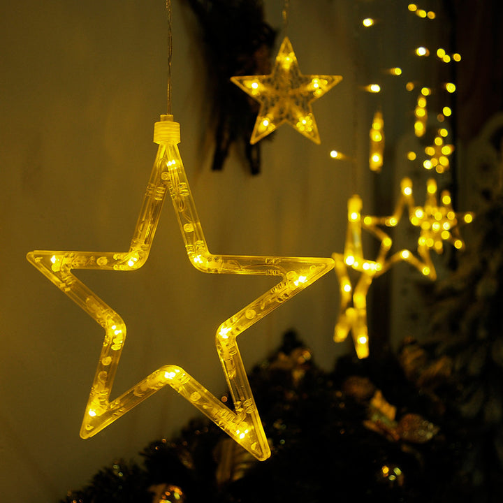 Hängende Stern Lichterkette