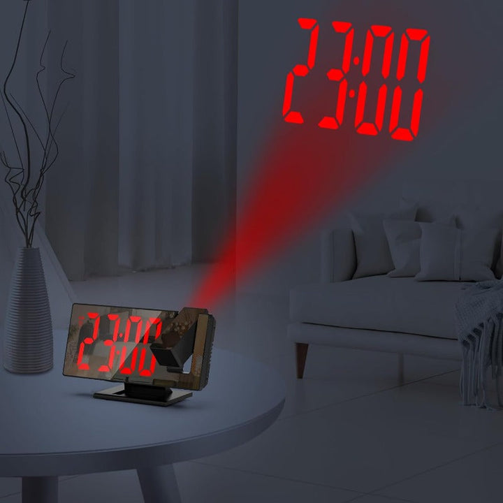 Rotierende Deckenprojektion Uhr Karnz