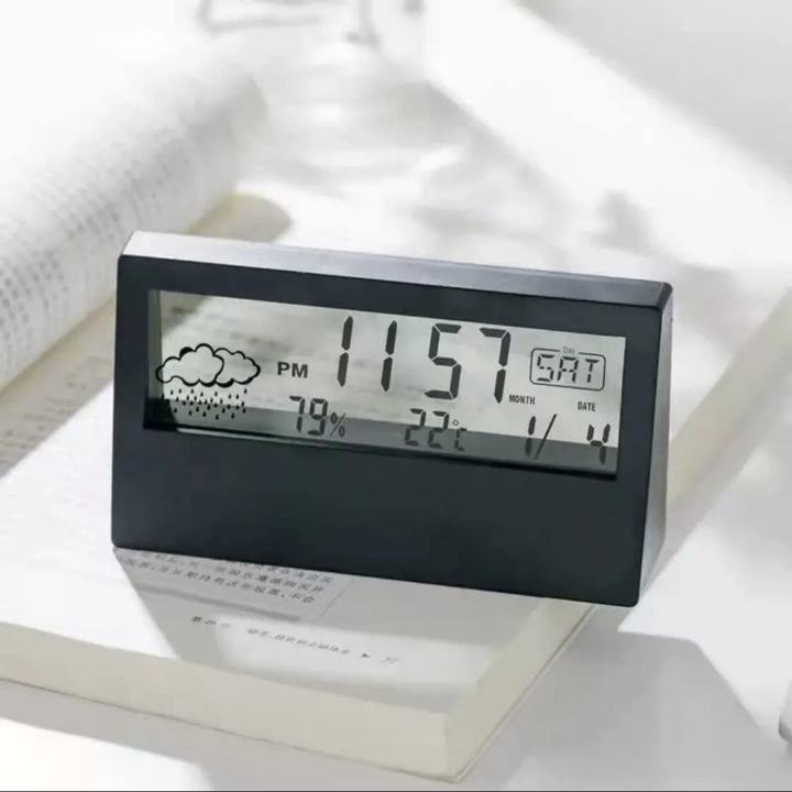 Minimalistische Digitaluhr