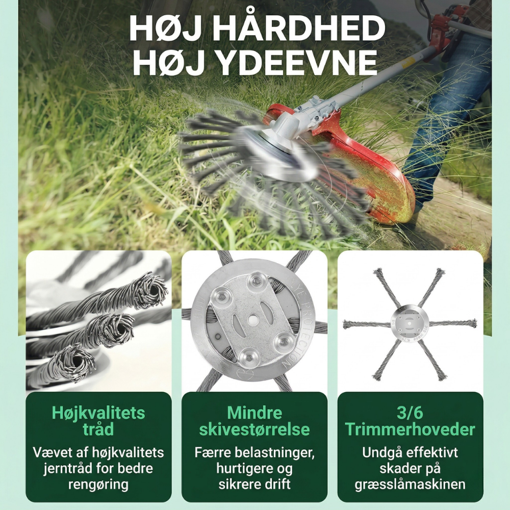 CutForge™ Trimmer-Ersatzkopf aus Stahldraht | Karnz