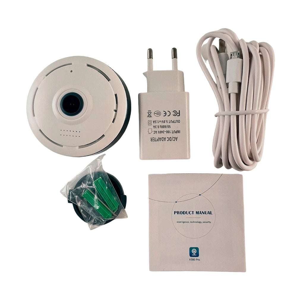 360 ° Indoor-WLAN-Kamera | Karnz