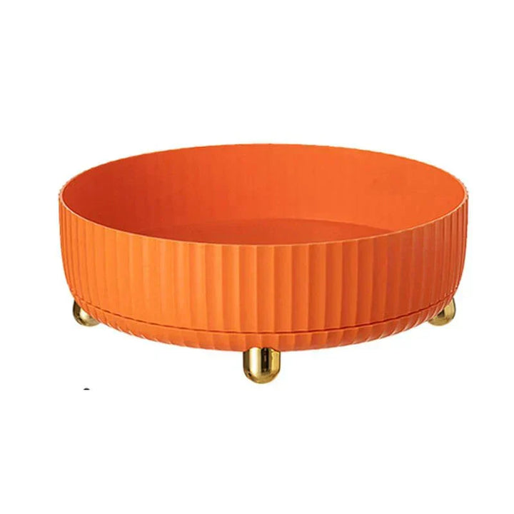 360° drehbarer Organizer – Platzsparende Drehteller-Aufbewahrung für Küche, Bad, Büro und Speisekammer