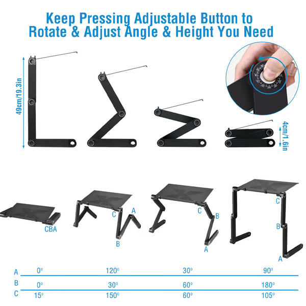 360° ergonomischer Laptopständer - FlexStand