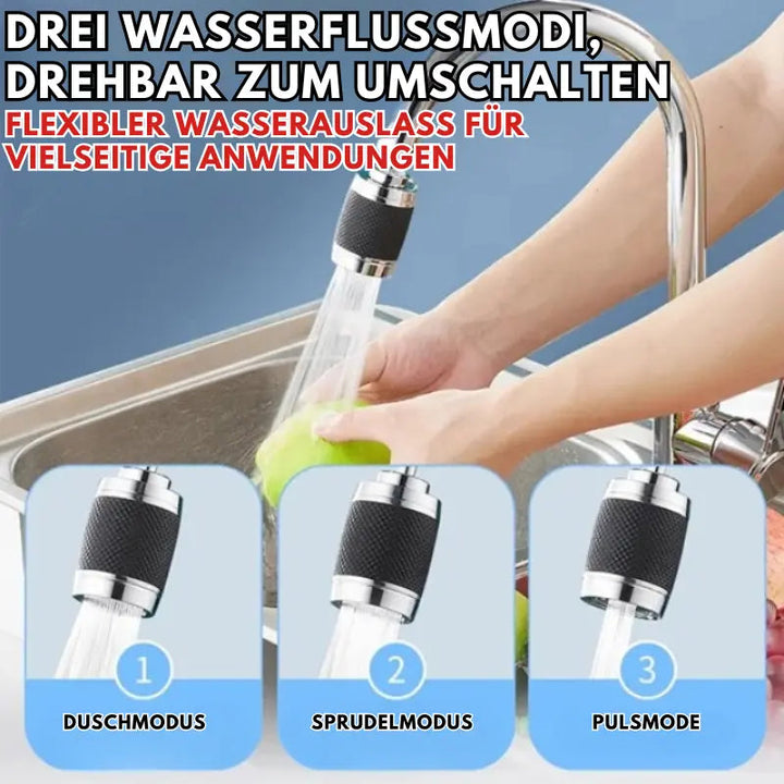 Wasserhahnaufsatz | 360° drehbar | Spritzschutz