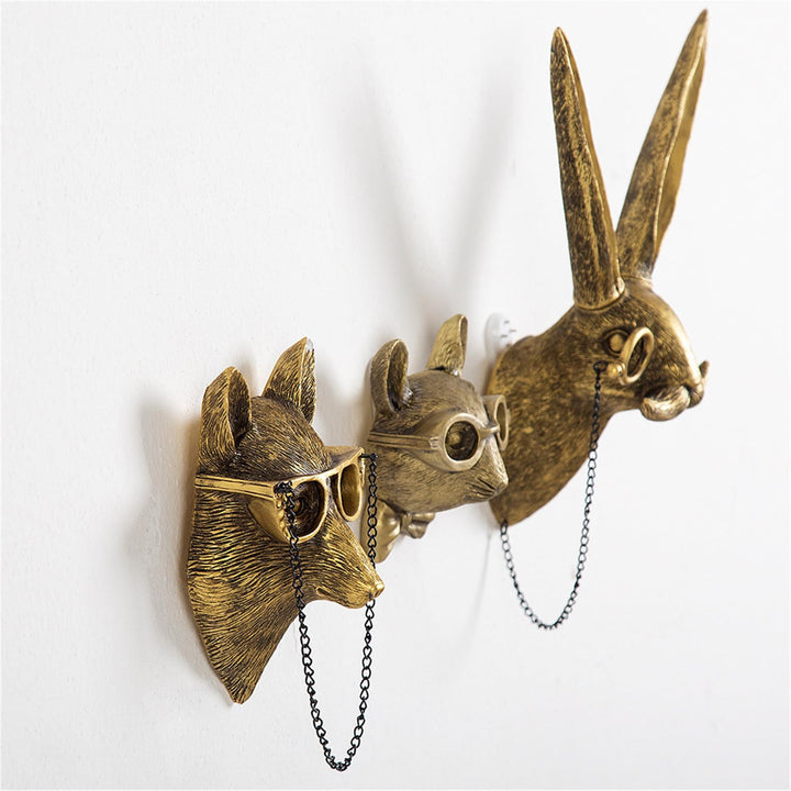 Karnz | Elegante Tierkopf-Wandskulpturen