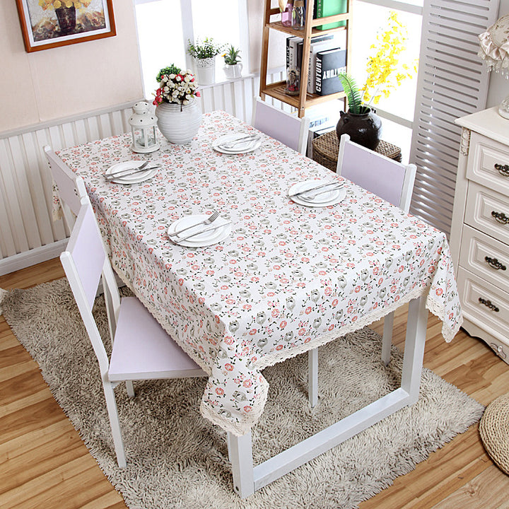 Blumenmuster Tischdecke