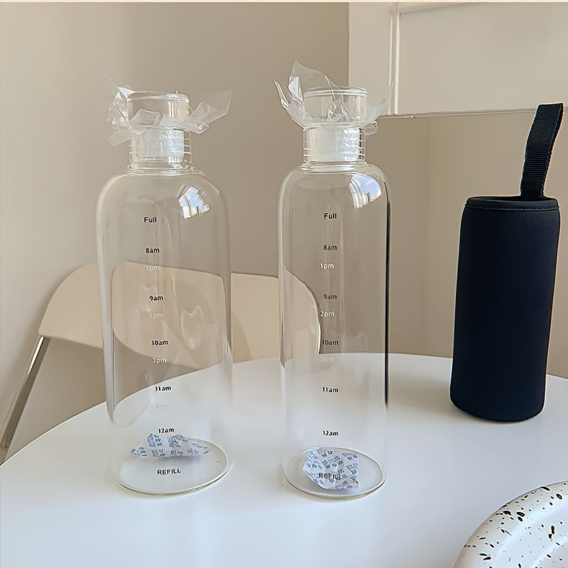 Trinkflasche mit Zeitmarkierungen 500/700 ml | Karnz