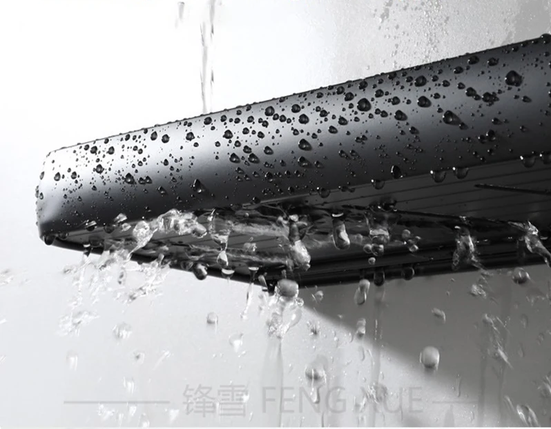 ALUMAX – Schwarzes Aluminium-Eckregal ohne Bohren Karnz